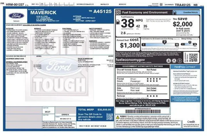 $34085 : Ford Maverick 2026 XLT 4dr S image 2