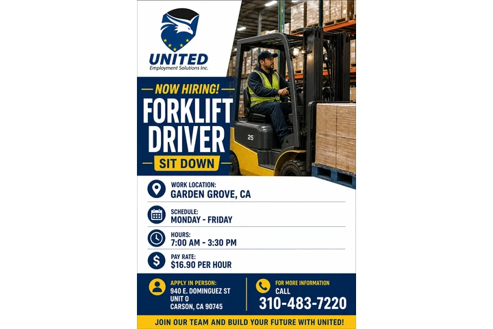 Forklift Sit Down image 1