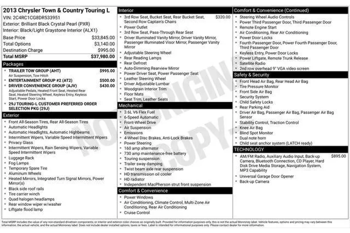 $5900 : Chrysler Town and Country 20 image 5