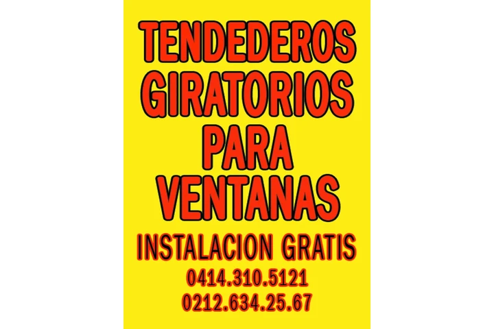 TENDEDEROS GIRATORIOS VENTANAS image 1