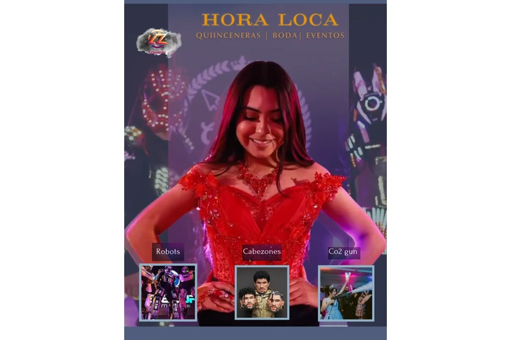 Robot LED Baile, Cabezones image 1