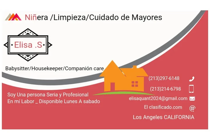 Cuidadora de niños/limpieza image 1