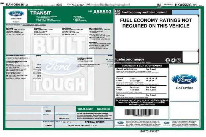 $23500 : Ford Transit 2017 250 3dr LW image 3