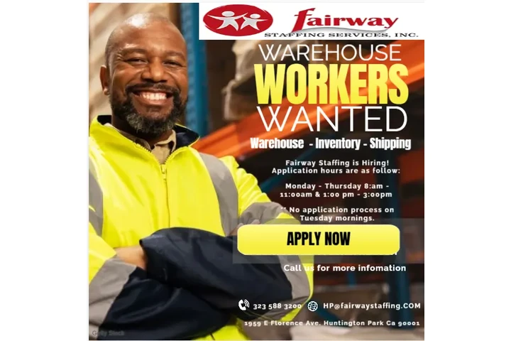 WE ARE HIRING!! FOR AWAREHOUSE image 2