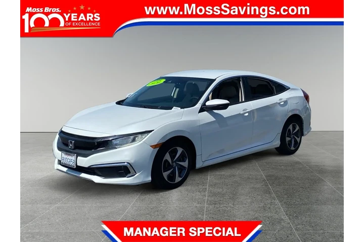 $19644 : Honda Civic 2020 LX 4dr Seda image 1