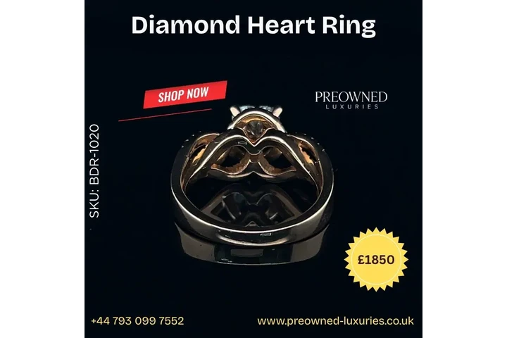 Pre-Owned Diamond Heart Ring image 2