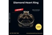 Pre-Owned Diamond Heart Ring thumbnail