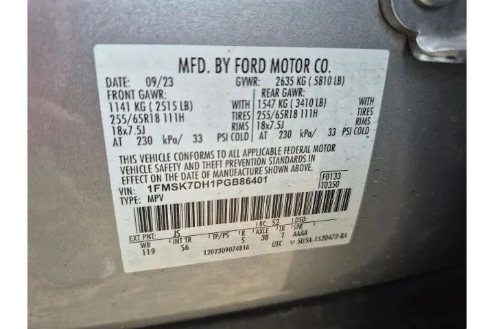 $28591 : Ford Explorer 2023 XLT 4dr S image 5