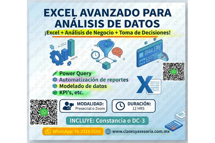 EXCEL avanzado para Análisis d image 1