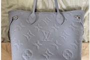 Louis Vuitton Neverfull MM Blu