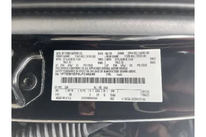 $21981 : Ford F-150 2020 4x4 XL 4dr S image 5