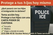 Carta Poder Custodia Legal en Los Angeles
