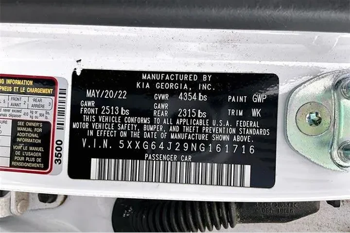 $20197 : Kia K5 2022 AWD GT-Line 4dr image 6