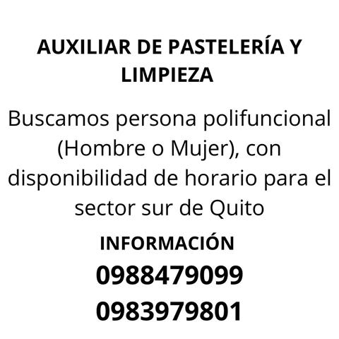 BUSCO PERSONAL PARA LIMPIEZA image 1