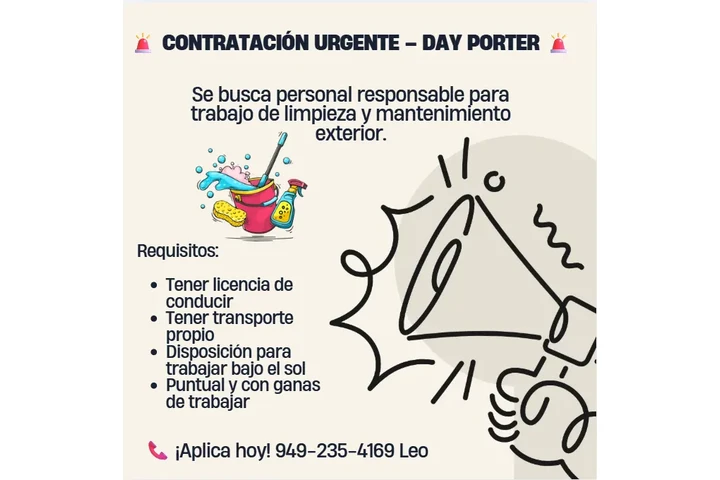 Se busca personal de limpieza image 1
