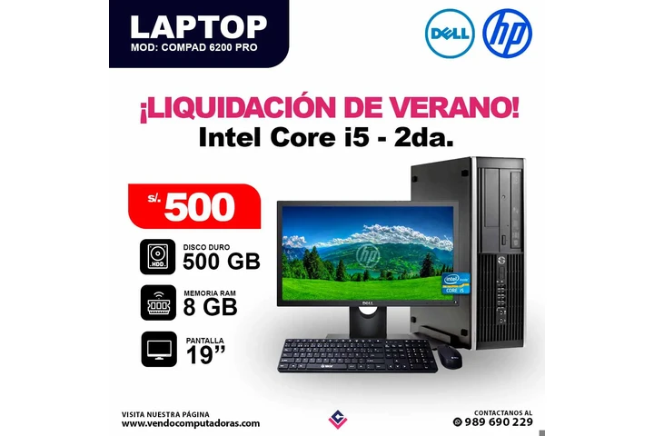 Computadora Core i5 - 2da. Gen image 1