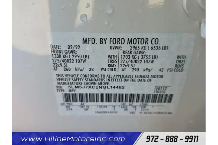 $46998 : 2022 Aviator Reserve image 1