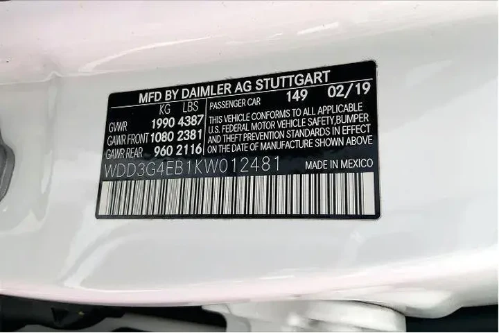 $21842 : Mercedes-Benz A-Class 2019 A image 8