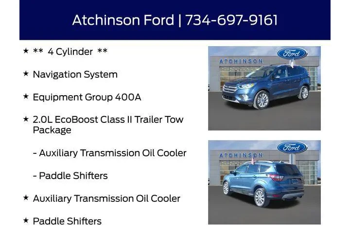 $16500 : Ford Escape 2018 AWD Titaniu image 8