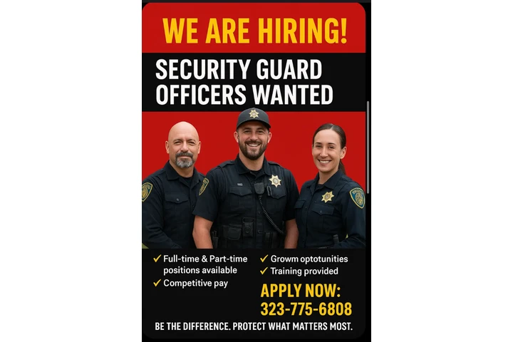 Security guard job opening image 2