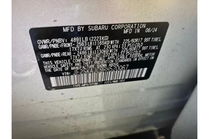 $34591 : Subaru Forester 2024 AWD Wil image 7