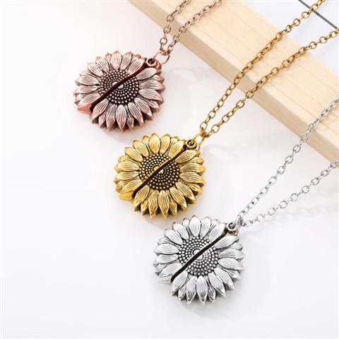 $10 : Sunflower Necklaces For Women image 2