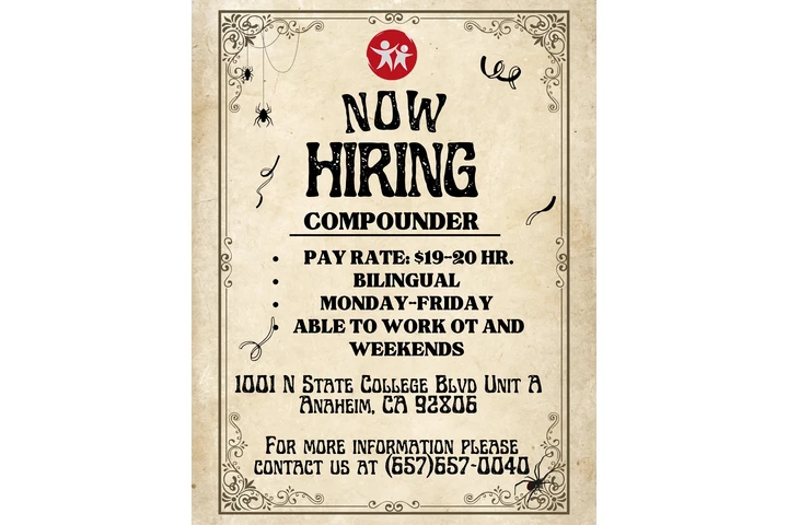 Now Hiring Compounder!!!!!!!!! image 1