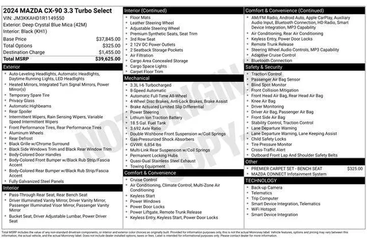 $33330 : Mazda CX-90 2024 AWD 3.3 Tur image 6