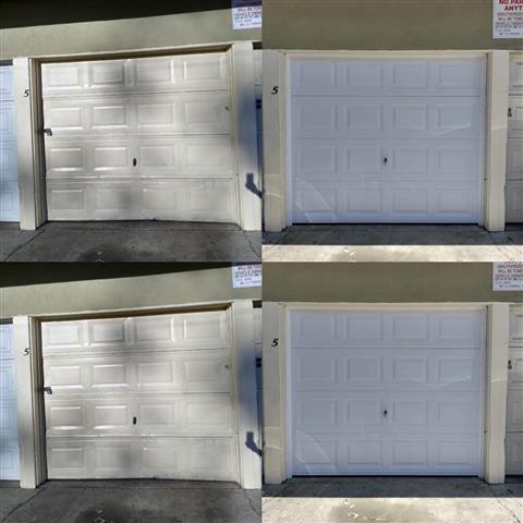 Single car roll up garage door image 1