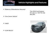 $37885 : Ford Explorer 2024 AWD ST-Li thumbnail