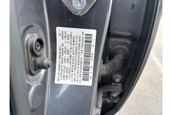 $13820 : Honda Civic 2017 LX 4dr Seda image 8