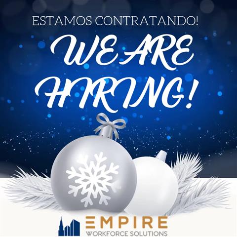 TRABAJO DISPONIBLE! NOW HIRING image 1