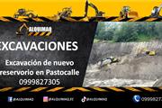 Excavación de Reservorios. en Quito