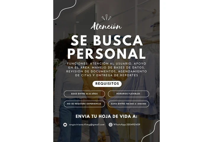 ¡UNETE A NUESTRO EQUIPO! image 4