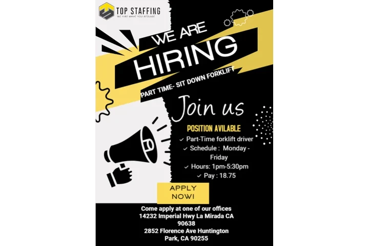 ¡NOW HIRING! image 1