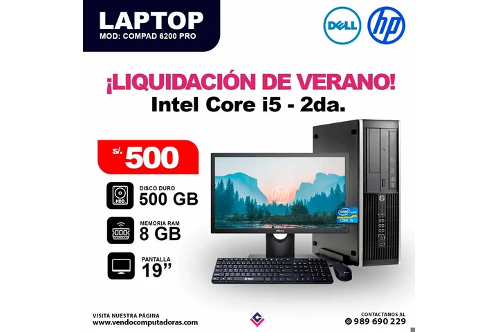 Computadora Core i5 - 2da. Gen image 4