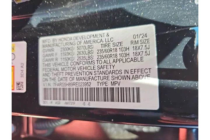 $33999 : Honda CR-V Hybrid 2024 Sport image 9