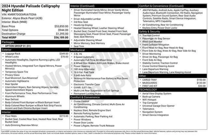 $39999 : Hyundai PALISADE 2024 AWD Ca image 9