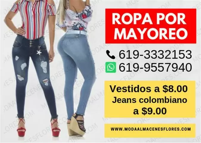 $9 : JEANS MAYOREO MODA ALMACENES image 2