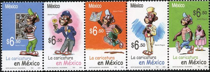 $2000 : Timbres de Memín Pinguín image 1