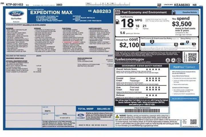 $34995 : Ford Expedition MAX 2019 4x4 image 2