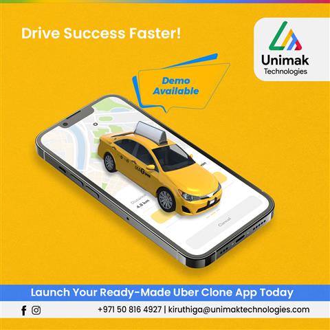 Uber Clone App - Unimak Tech image 1