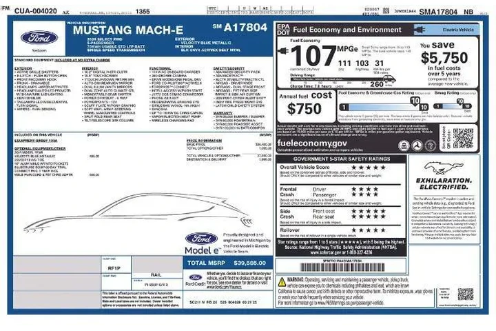$33485 : Ford Mustang Mach-E 2025 Sel image 3
