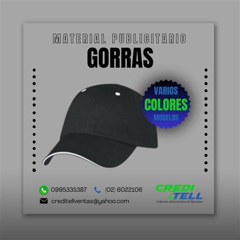 $1 : GORRAS PARA PUBLICIDAD image 1