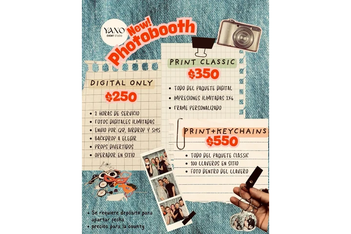 PHOTO BOOTH AND KEYCHAINS image 2