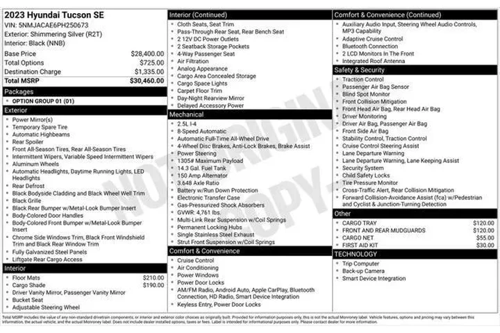 $21999 : Hyundai TUCSON 2023 AWD SE 4 image 7