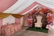 Carpas draping mesas silla