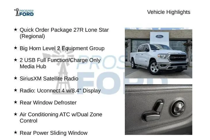$30499 : Ram 1500 2020 4x2 Big Horn 4 image 5