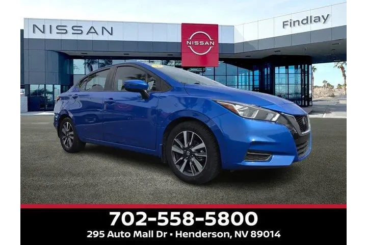 $13984 : Nissan Versa 2021 SV 4dr Sed image 1