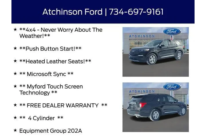 $30500 : Ford Explorer 2023 AWD XLT 4 image 8